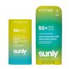 ATTITUDE Mineral Sunscreen Stick Bundle, SPF 50, Set of 2, Face & Body, EWG Verified, Zinc Oxide, Vegan, Unscented, Lightweight Non-Greasy